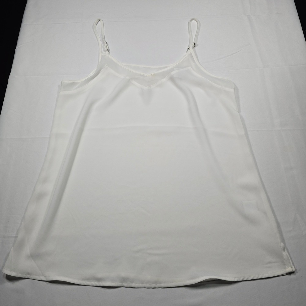 Fairy‎ Cottagecore Maurices Womens White V-Neck Cami Tank Top XS NEW